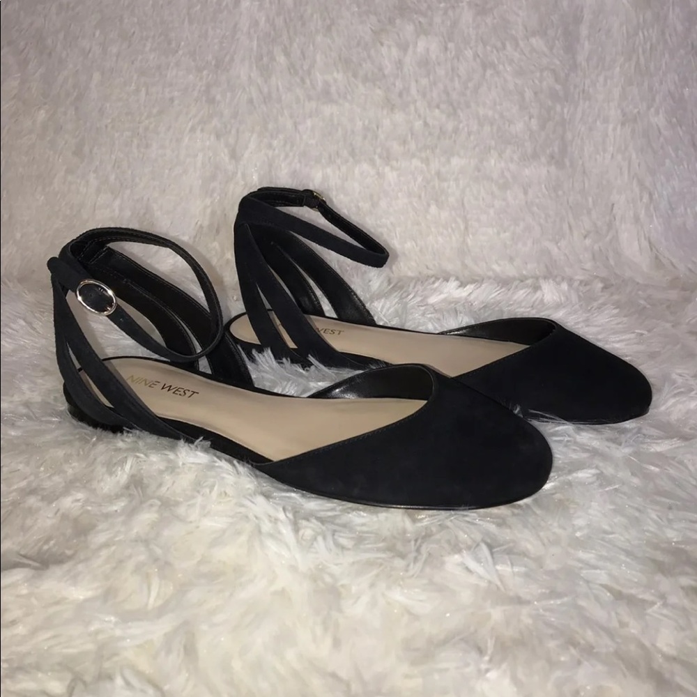 Nine West Women's Begany Suede Ballet Flat, 7.5 M